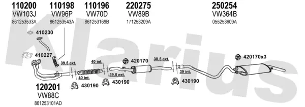 Изпускателна система KLARIUS             