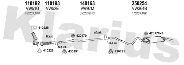 Изпускателна система KLARIUS             