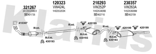 Изпускателна система KLARIUS             
