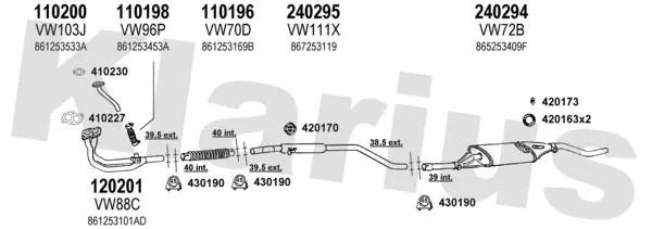 Изпускателна система KLARIUS             