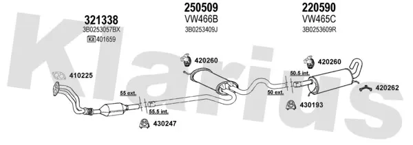 Изпускателна система KLARIUS             