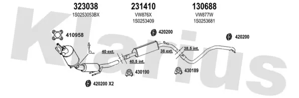 Изпускателна система KLARIUS             
