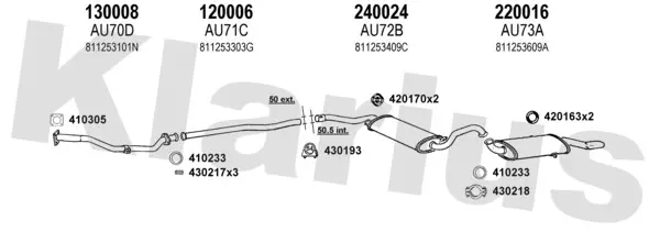Изпускателна система KLARIUS             