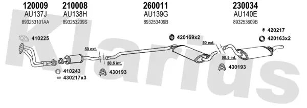 Изпускателна система KLARIUS             