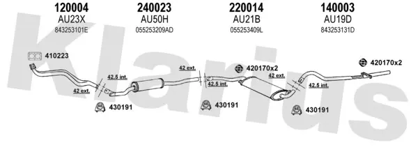 Изпускателна система KLARIUS             
