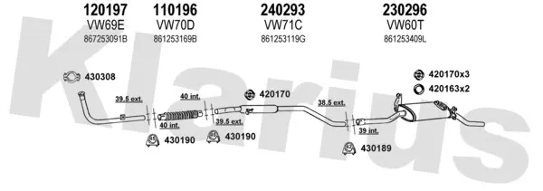 Изпускателна система KLARIUS             