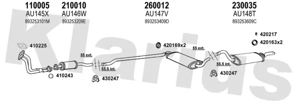 Изпускателна система KLARIUS             
