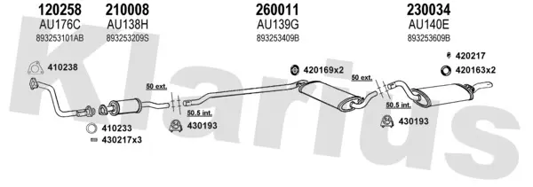 Изпускателна система KLARIUS             
