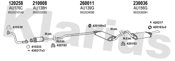 Изпускателна система KLARIUS             