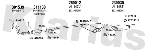 Изпускателна система KLARIUS             