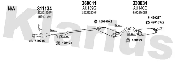 Изпускателна система KLARIUS             