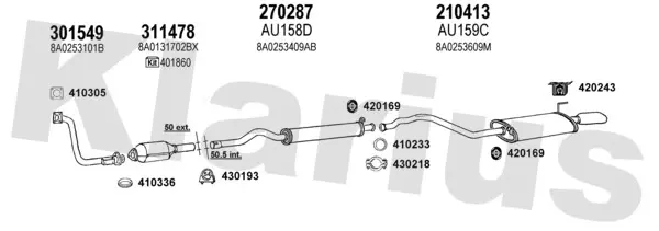 Изпускателна система KLARIUS             