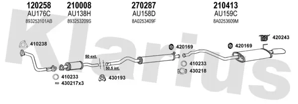 Изпускателна система KLARIUS             
