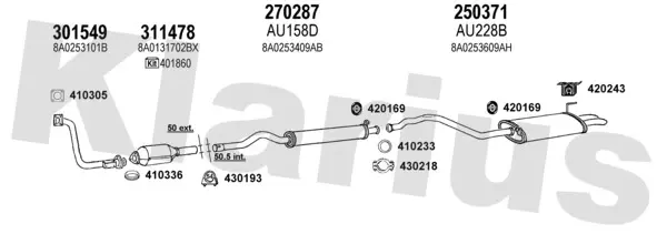 Изпускателна система KLARIUS             