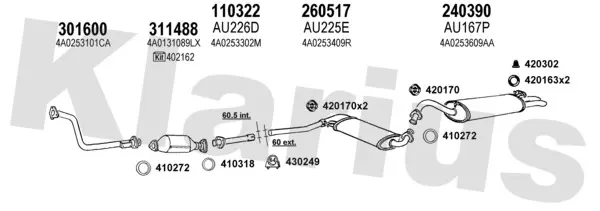 Изпускателна система KLARIUS             