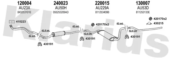 Изпускателна система KLARIUS             