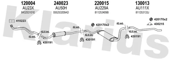 Изпускателна система KLARIUS             