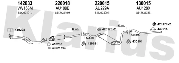 Изпускателна система KLARIUS             