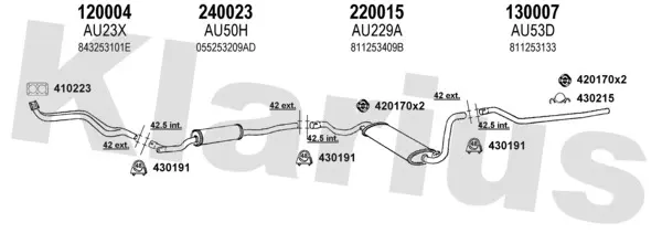 Изпускателна система KLARIUS             