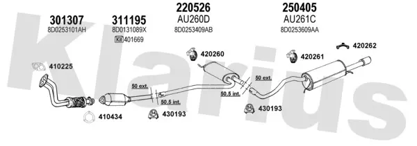 Изпускателна система KLARIUS             