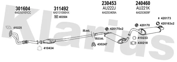 Изпускателна система KLARIUS             