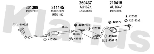 Изпускателна система KLARIUS             