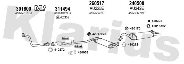 Изпускателна система KLARIUS             
