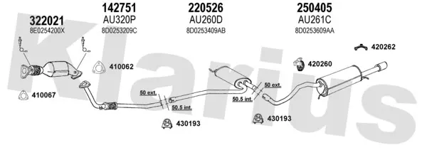 Изпускателна система KLARIUS             