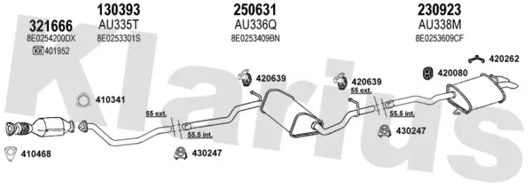 Изпускателна система KLARIUS             