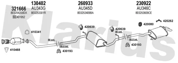 Изпускателна система KLARIUS             