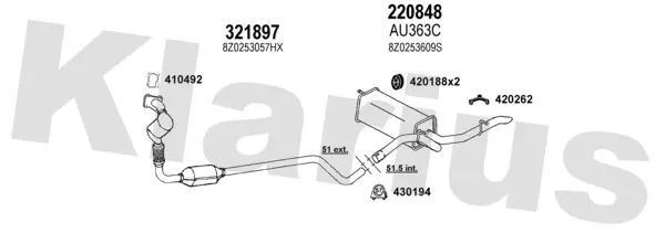 Изпускателна система KLARIUS             