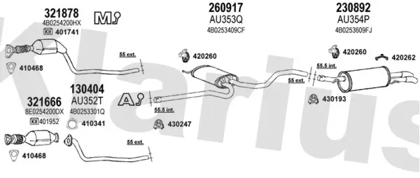 Изпускателна система KLARIUS             
