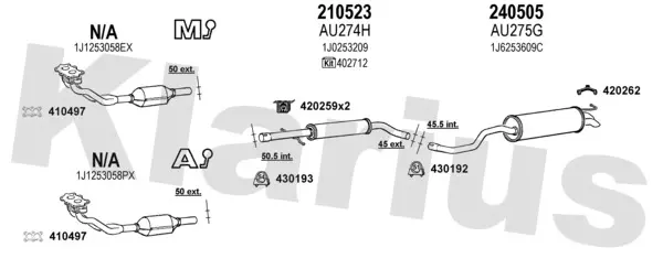 Изпускателна система KLARIUS             