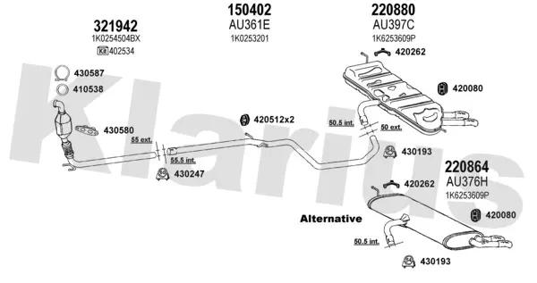 Изпускателна система KLARIUS             