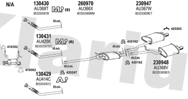 Изпускателна система KLARIUS             