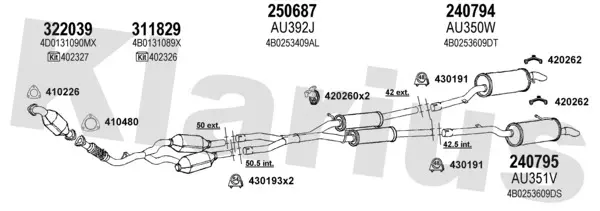 Изпускателна система KLARIUS             