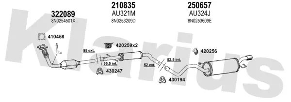 Изпускателна система KLARIUS             