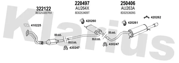 Изпускателна система KLARIUS             