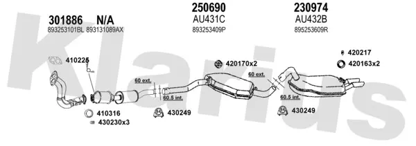 Изпускателна система KLARIUS             