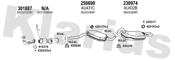 Изпускателна система KLARIUS             
