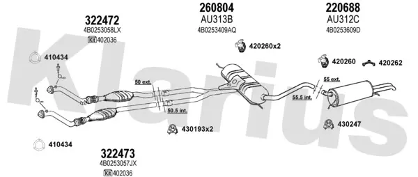 Изпускателна система KLARIUS             