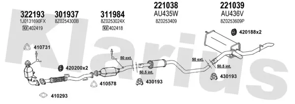 Изпускателна система KLARIUS             