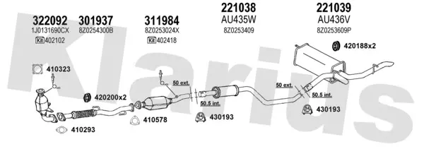 Изпускателна система KLARIUS             