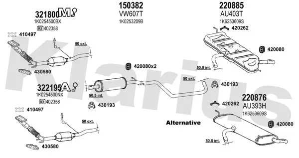 Изпускателна система KLARIUS             