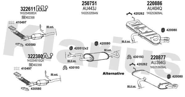 Изпускателна система KLARIUS             