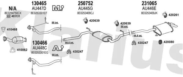 Изпускателна система KLARIUS             