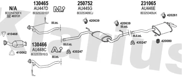 Изпускателна система KLARIUS             