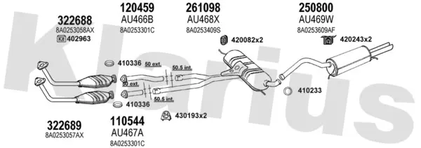 Изпускателна система KLARIUS             