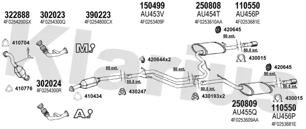 Изпускателна система KLARIUS             