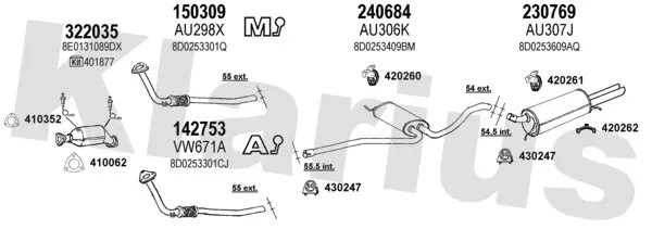Изпускателна система KLARIUS             